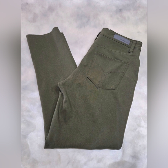 Calvin Klein Jeans Pants - Calvin Klein Jeans Green Stretch Leggings Size 10